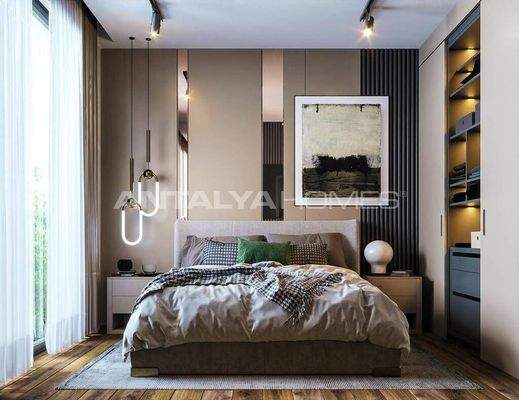 1 and 3-Bedroom Flats in a Complex with Pool in Altıntaş