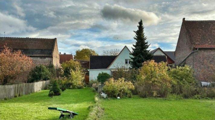 Immobilienansicht gartenseitig