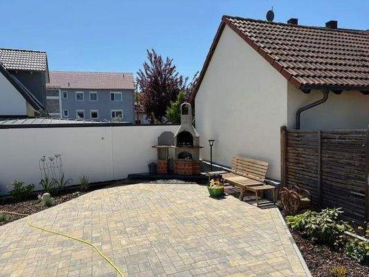 Grillplatz Südseite -Terrasse