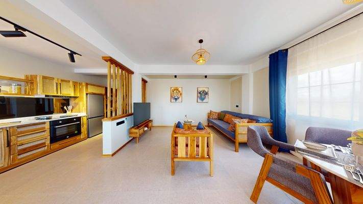 Luxury-2-rooms-apartment-in-Zanzibar-Living-room 2