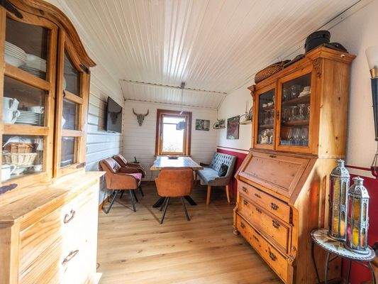 Blick in das Esszimmer