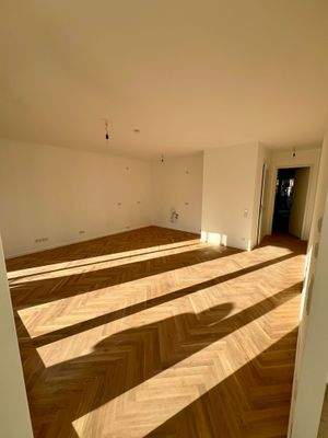 Wohnzimmer mit Kochnische 