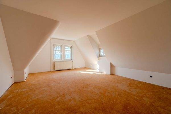 Innenaufnahme Dachgeschoss