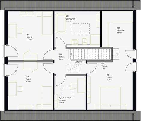 Grundriss Dachgeschoss
