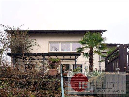 Die Rückseite vom Haus