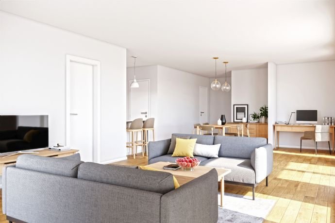 2-Zimmer-Wohnung mit Dachterrasse und Balkon im hellen und privaten Innenhof - Einmalig!