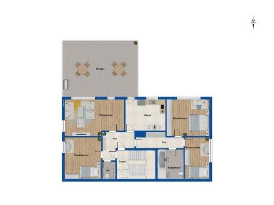 Grundriss Obergeschoss