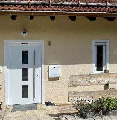 Eingangstür Alu/Holz