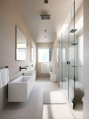 mögliche Umgestaltung der Garderobe zum Badezimmer