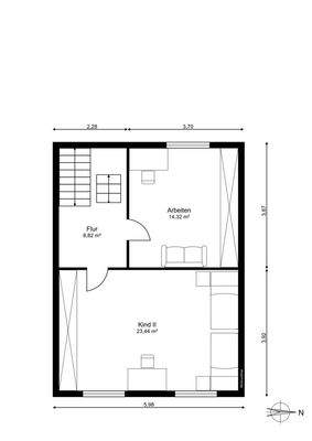Grundriss Dachgeschoss