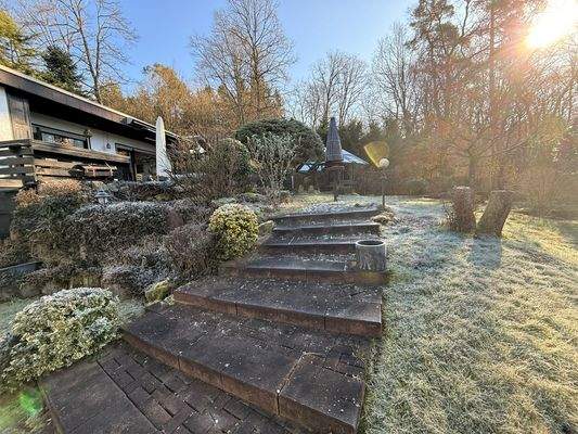 Rückseite und Garten