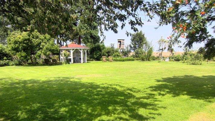 Blick in das Grundstück