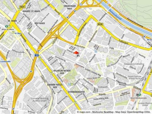 Geolyzer Kartenausschnitt