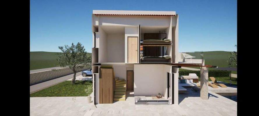 Kreta, Maleme: Villa in mediterraner Anlage mit Olivenhain und Meerblick zu verkaufen