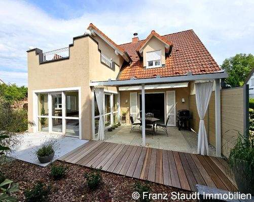 Blick auf die Terrassen