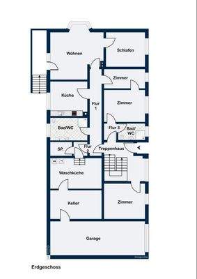Grundriss EG Haus unten