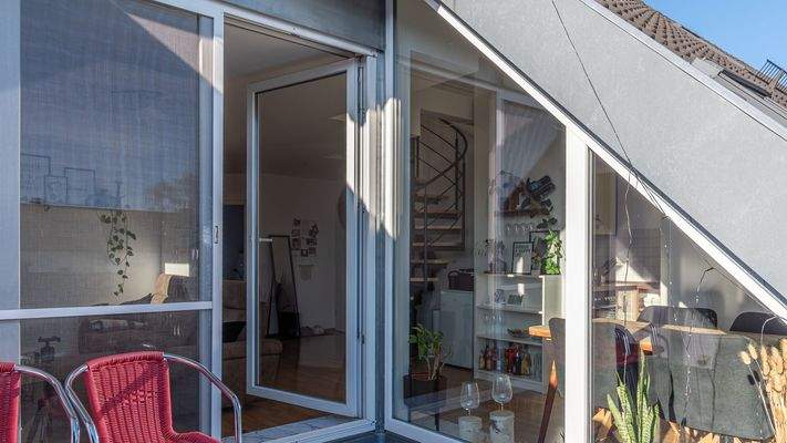 Dachterrasse in Südausrichtung