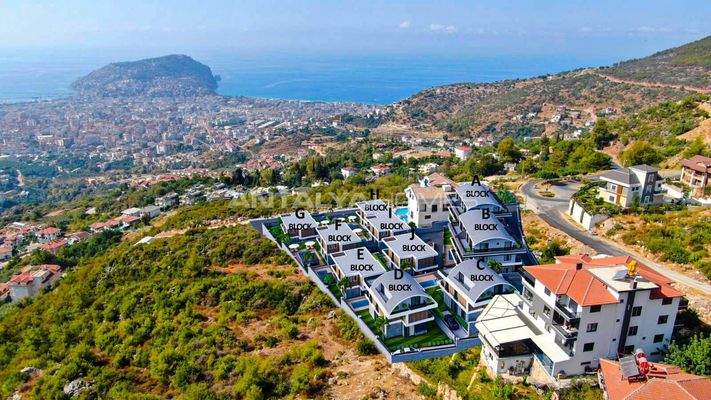 Sea View Flats in Alanya Antalya within a Modern Complex