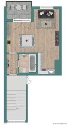 Grundriss-Skizze 2. Obergeschoss