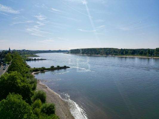Rhein von oben 