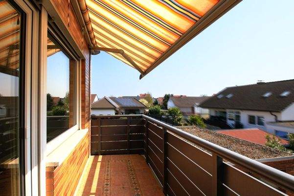 Balkon mit Markise 