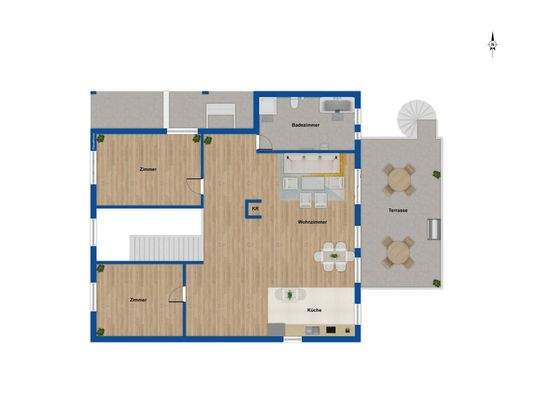 Grundriss Obergeschoss