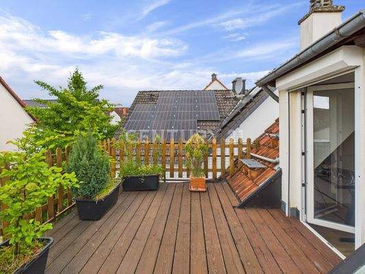 Große Dachterrasse