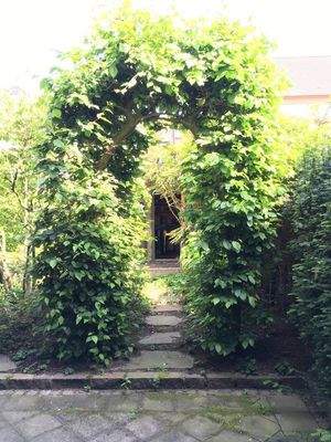 Zugang zum Gartenparadies