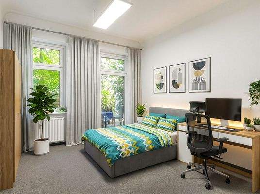 virtuell möbliert - Zimmer 4