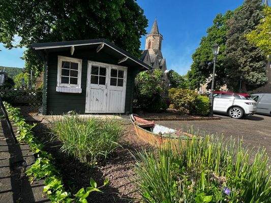 Gartenhaus mit Innenhof