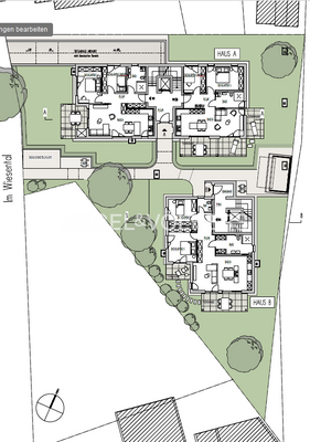 Gebäudeübersichtsplan