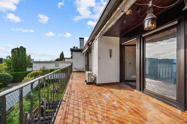 Weitläufiger Balkon