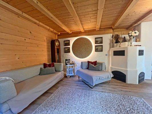 Wohnbereich mit Kamin