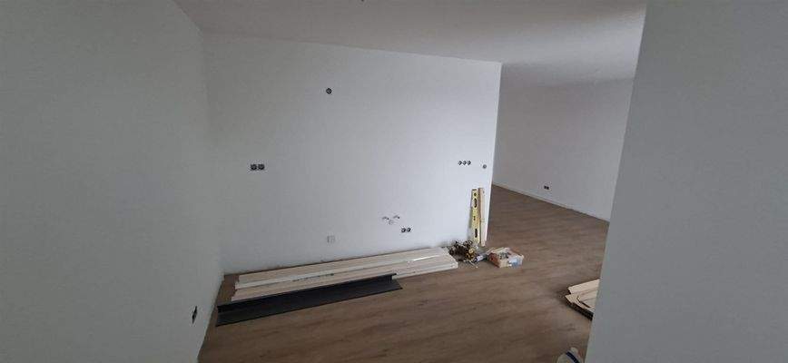 Blick zur offenen Küche