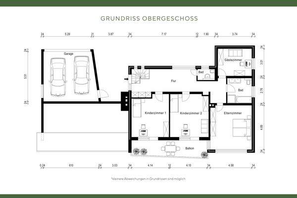 Grundriss Obergeschoss