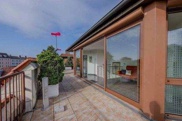 Wintergarten-Dachterrasse