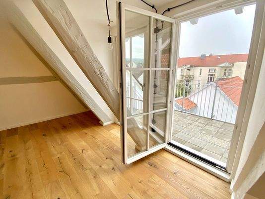 Zugang auf die Terrasse