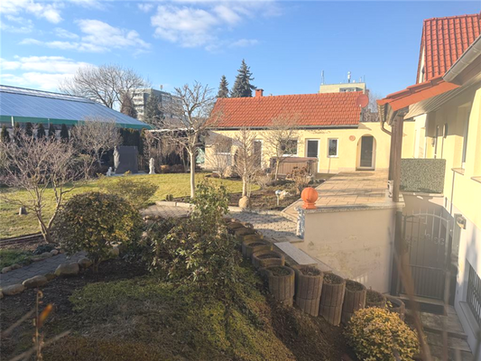 Gartenseite Zugang Souterrain/Keller