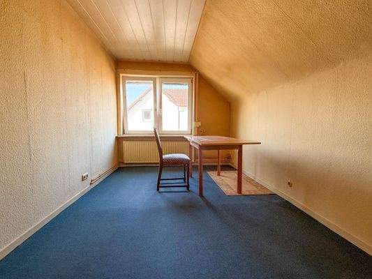 Arbeitszimmer im Dachgeschoss