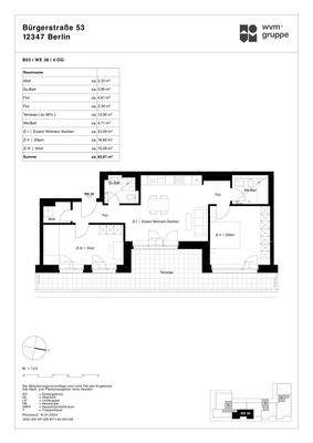 Grundriss WE38 Eigentum Berlin-Neukölln