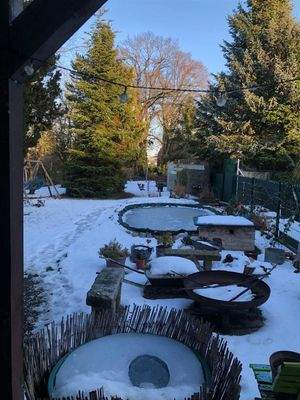 Garten im Winter