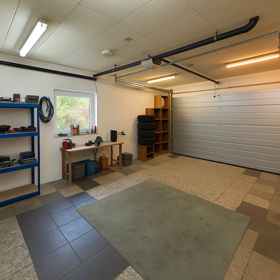 Garage ( KI bearbeitet)