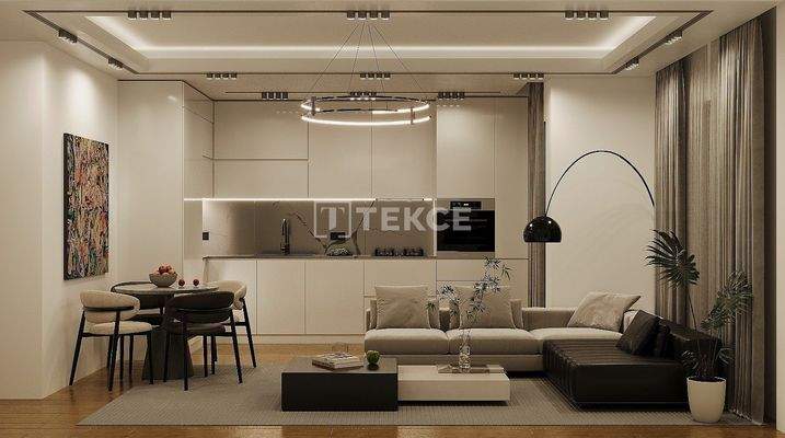 Brand-new Apartments with Balcony and Elevator in Karşıyaka İzmir