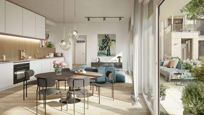 Gartenwohnung mit Stil