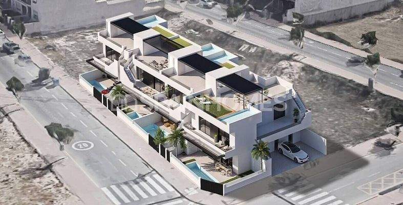 Flats with Private Pools near the Beach in San Pedro Murcia