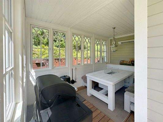 Feuertisch und Infrarotheizung