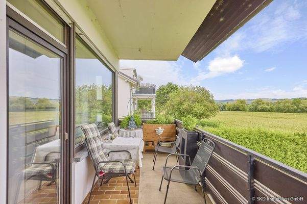 Balkon mit Ausblick