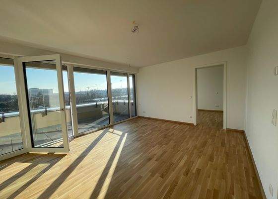 Wohnzimmer, Tür zum Schlafzimmer