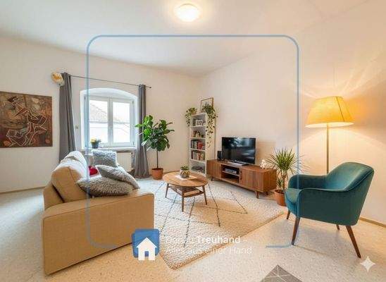 Einrichtungsbeispiel Wohnbereich