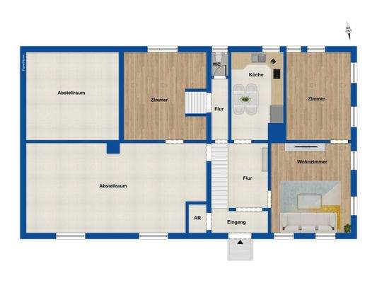 Grundriss - Erdgeschoss